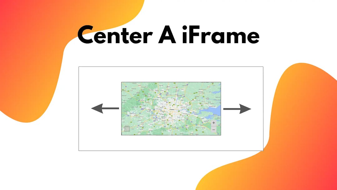 how to center iframe